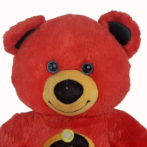Disney Build-A-Bear Workshop The Incredibles 2 Plush Red Teddy Bear 17" 2018 - Picture 2 of 6
